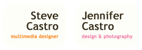 Multimedia Graphic Design and Photography - Steve and Jen Castro